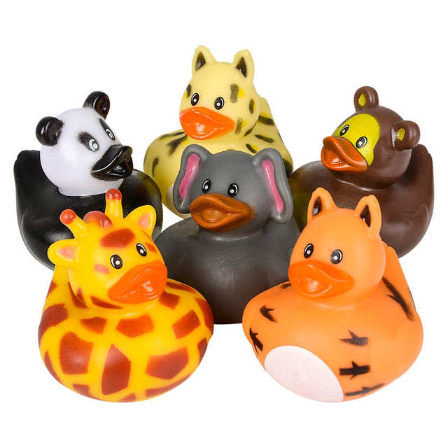 Zoo Animal Rubber Duckies (1 DZ)