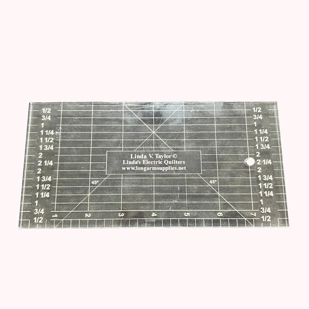 Acrylic Ruler Template 4" x 8"