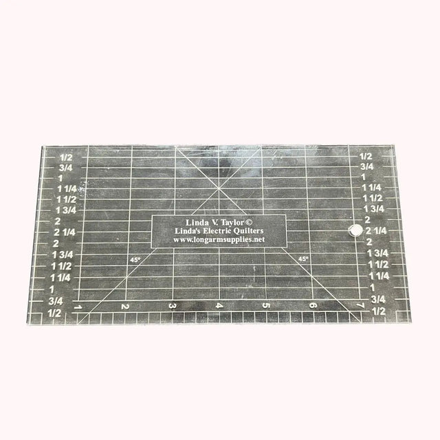 Acrylic Ruler Template 4" x 8"