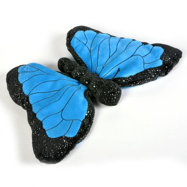 Butterfly Plush 12" Sparkle Blue Morpho