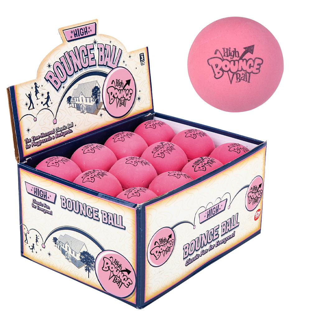 Pink High Bounce Ball (24 Pc Display)