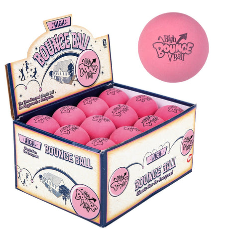 Pink High Bounce Ball (24 Pc Display)