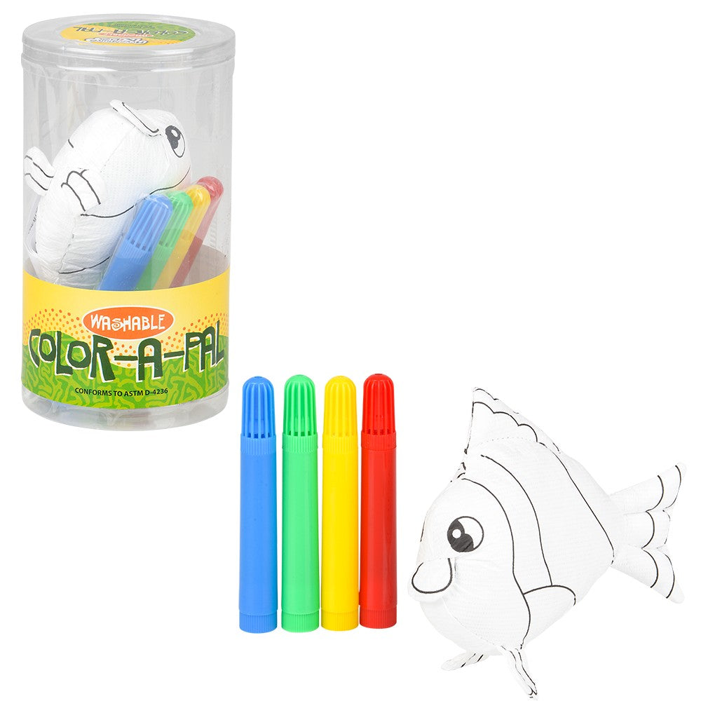 Color-A-Pal Fish Plush (1 PC)