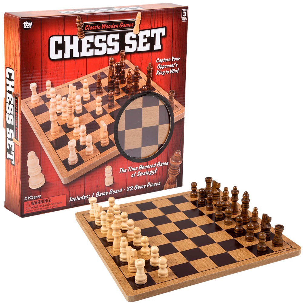 Wooden Chess Set 10" (1 Box)
