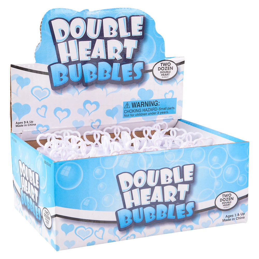 Bubble Bottle Double Heart 0.6oz (1 DZ)