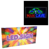 Light-Up Man Cave Sign 10x9