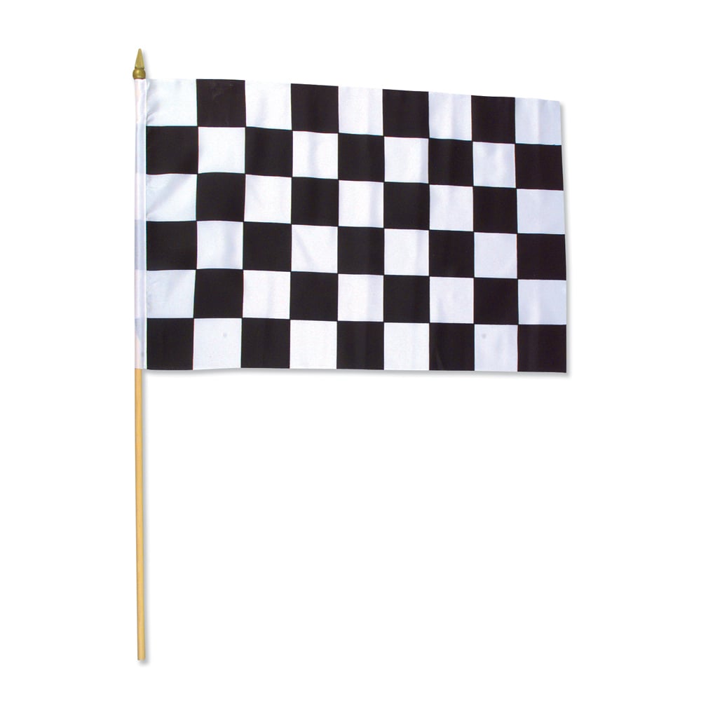 Racing Flag Polyester 12" x 18" (1 DZ)