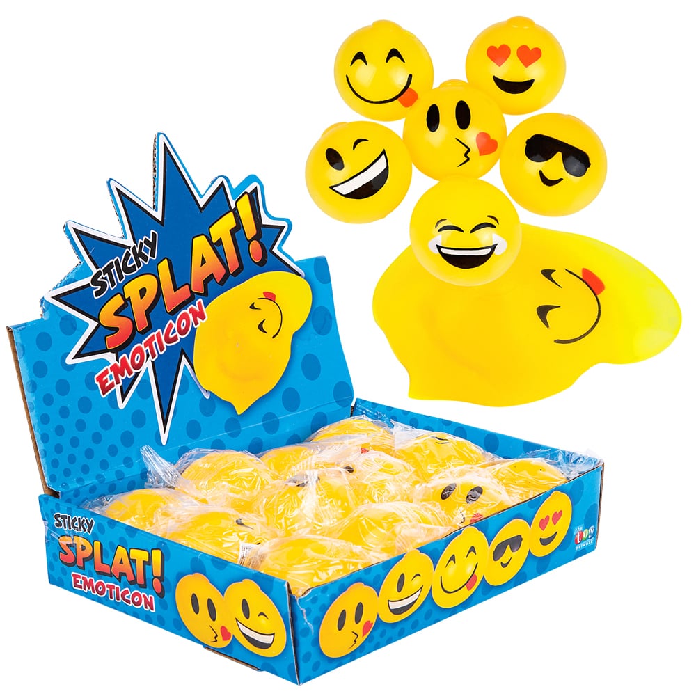Sticky Splat Emoticon Ball (1 DZ)