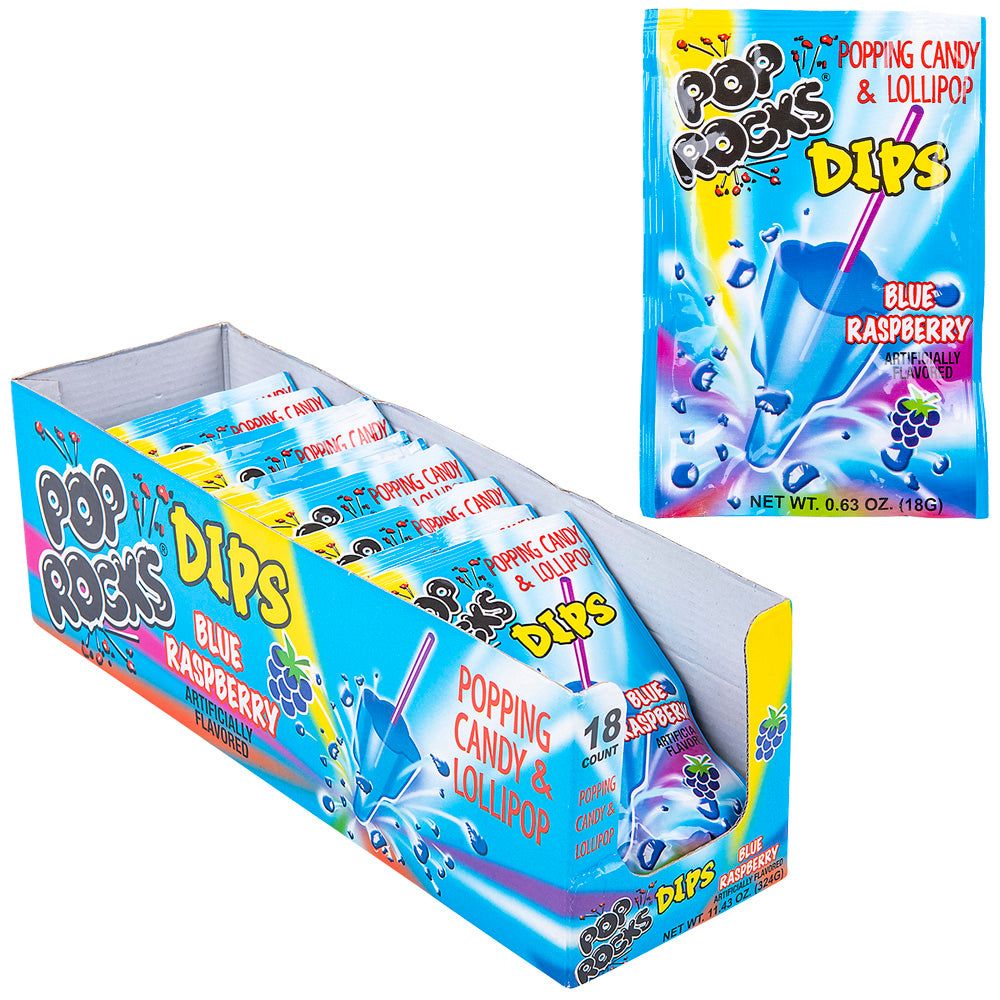Pop Rocks Dips Blue Raspberry (1 Box)