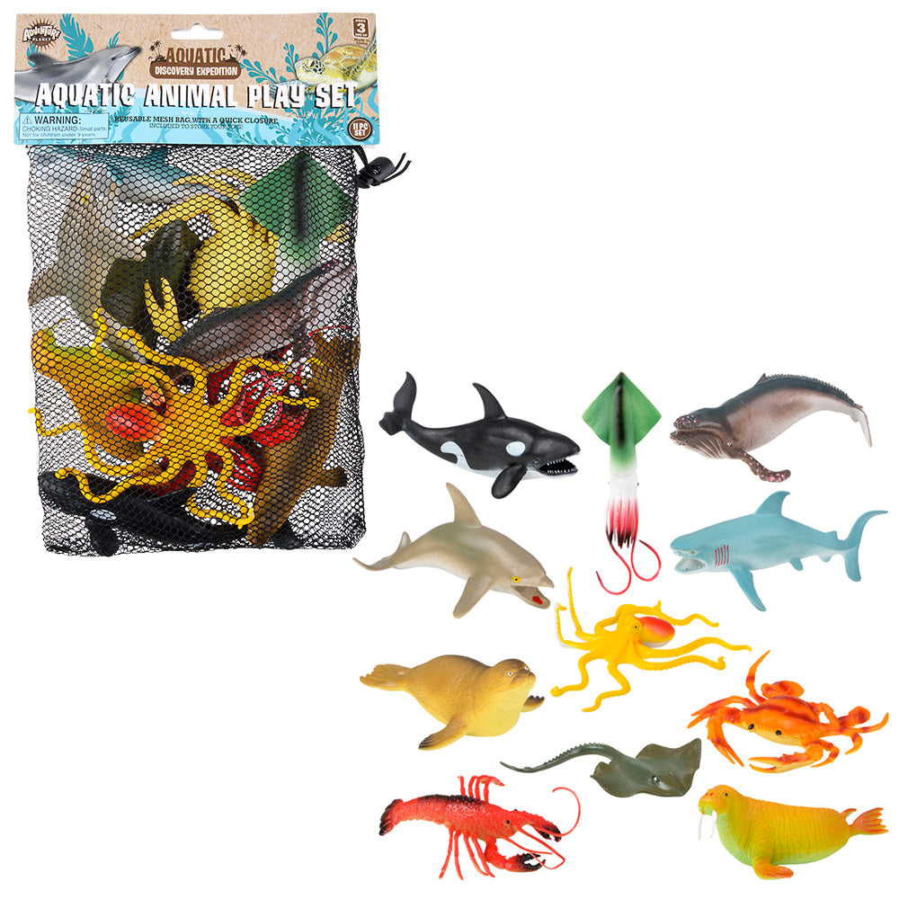 Aquatic Animal Assortment (11 PC)