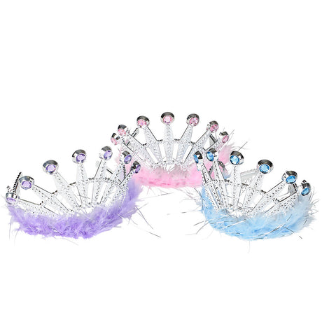 Princess Tiara Feather And Jewel (1 DZ)