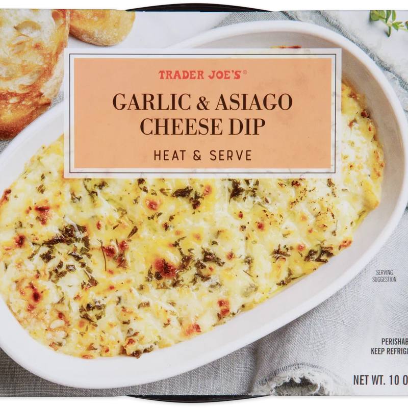 Garlic & Asiago Cheese Dip with Creamy Blend
