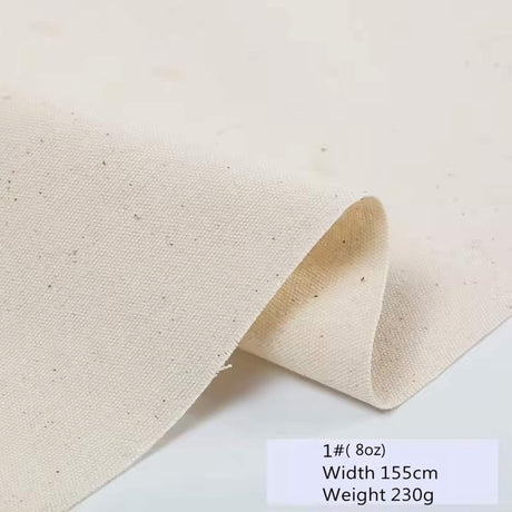 Primary Color 100% Cotton Canvas Fabric By Half Meters For Sewing Sofa Cover DIY Bags Cloth Material  W300073