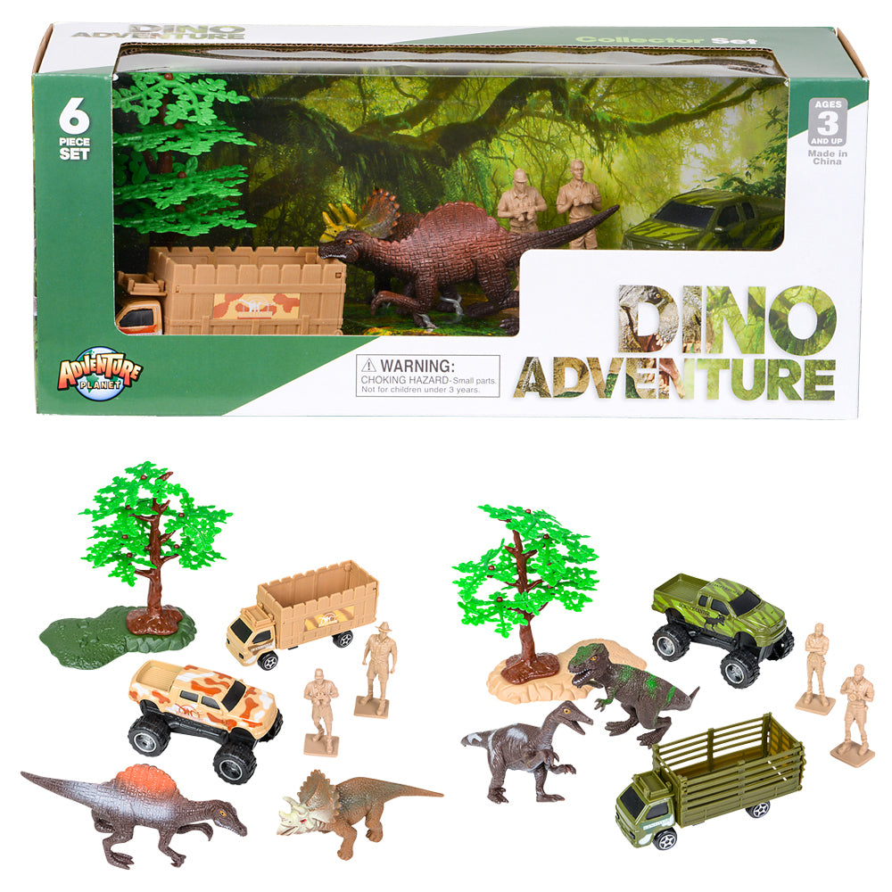 Dinosaur Playset 6 PC Set