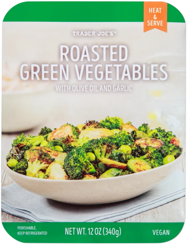 Roasted Green Vegetables with Garlic & Olive Oil