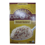 Trader Joe's Organic Oats & Flax Instant Oatmeal