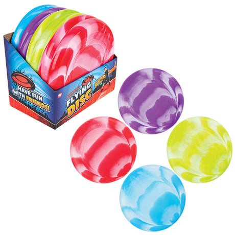 Marbleized Flying Disc (12 Piece Display)