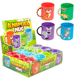 Zoo Animal Mugs (12 Pc Display)