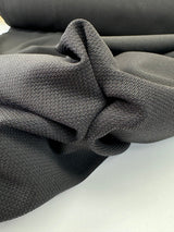 Viscose Blend Knitted Fabric Black
