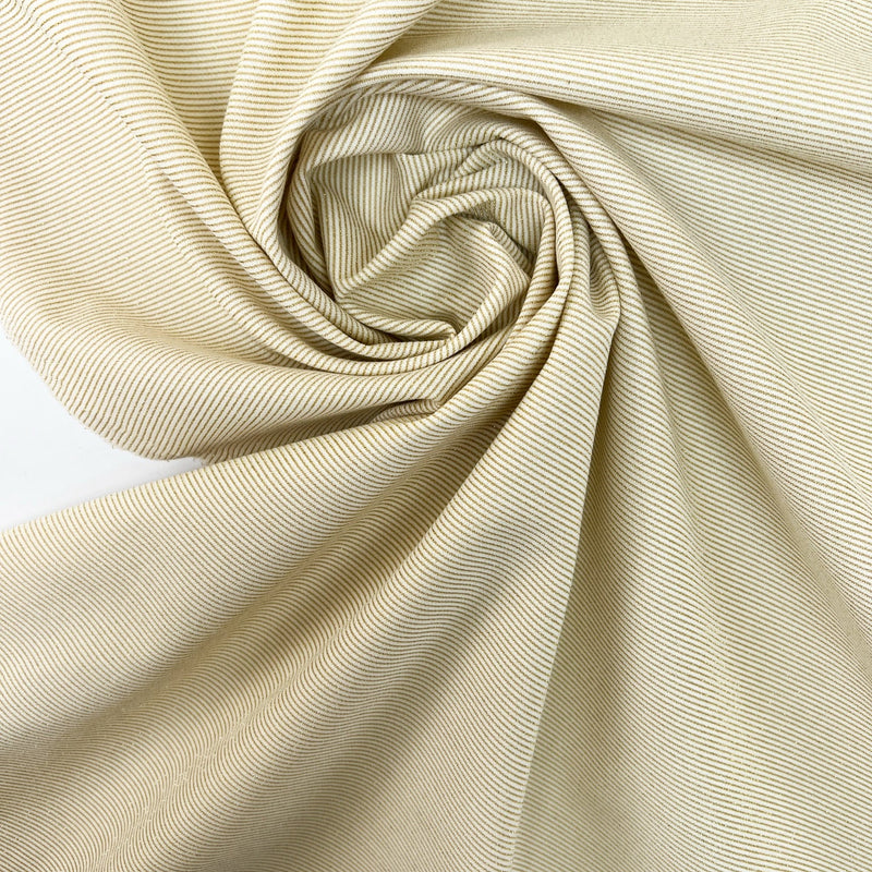 Stretch Knitted Beige Lurex Fabric