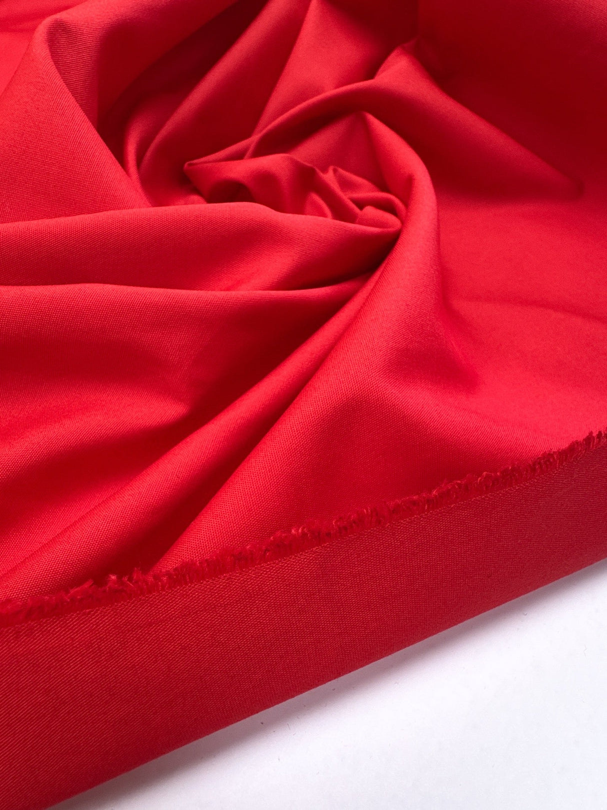 Red Polyester Acetate Woven Fabric