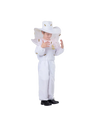 Kids beekeeper costume with jumpsuit and protective hat