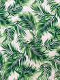Big Leaves Design Polyester Spandex Fabric - Big Leaves Print, 58"-60" Width