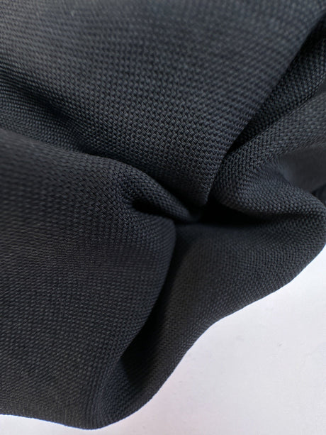 Polyester Plain Woven Black Fabric