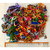 Fine Scraps African Print Fabric - Assorted Patterns, 44" Length (1 Pound)