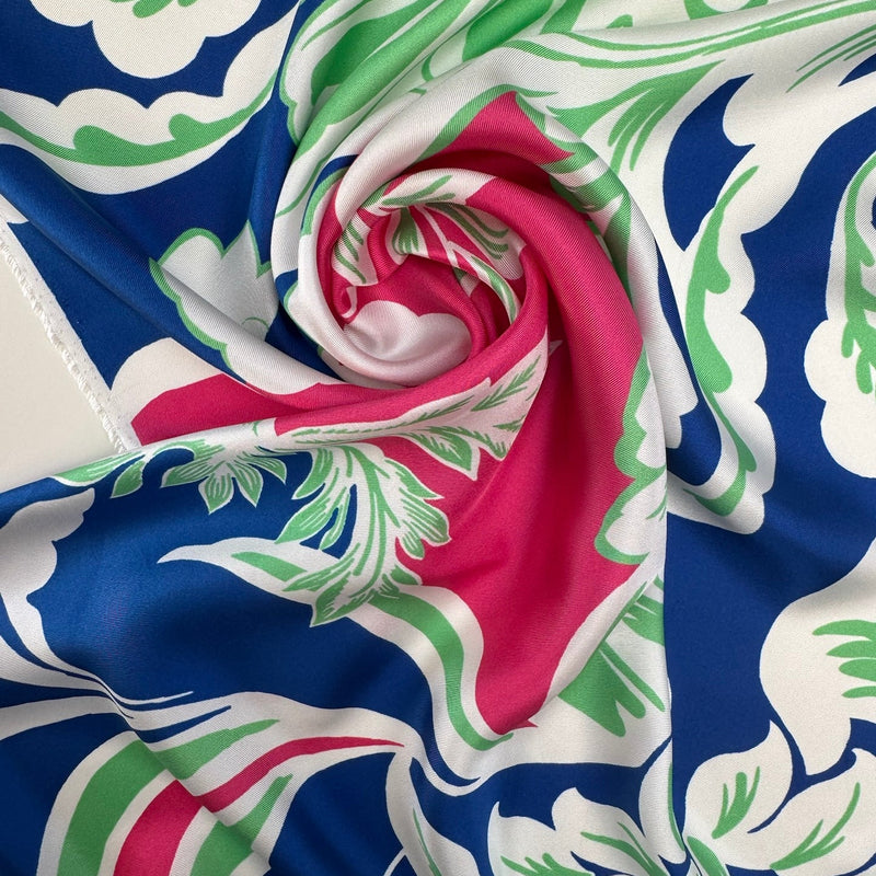 Silk Floral Twill