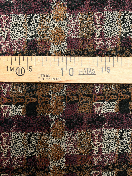 Acrylic Stretch Knitted Fabric Multicolour