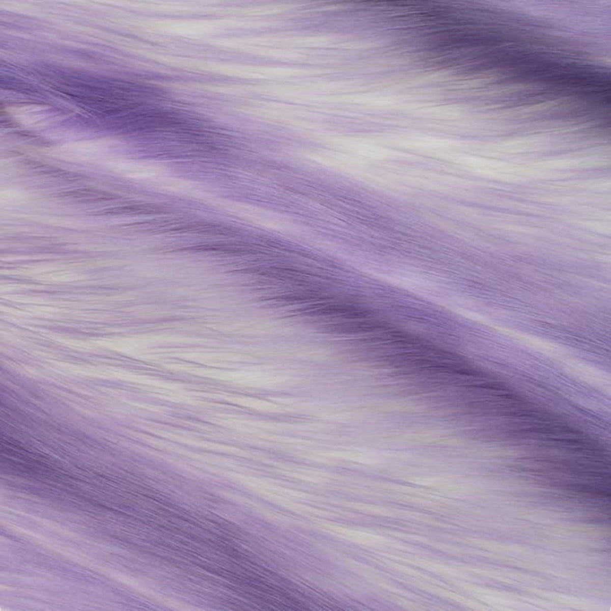 Snow Luxury Two Tone Shaggy Faux Fur Fabric - Acrylic Polyester Faux Fur Fabric, Two Tone Shaggy, 60" Width (1 Yard)