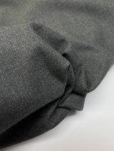 Polyester Cotton Elastane Melange Gray Suiting Fabric