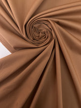 Beige Cotton Elastane Twill