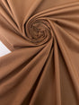 Beige Cotton Elastane Twill