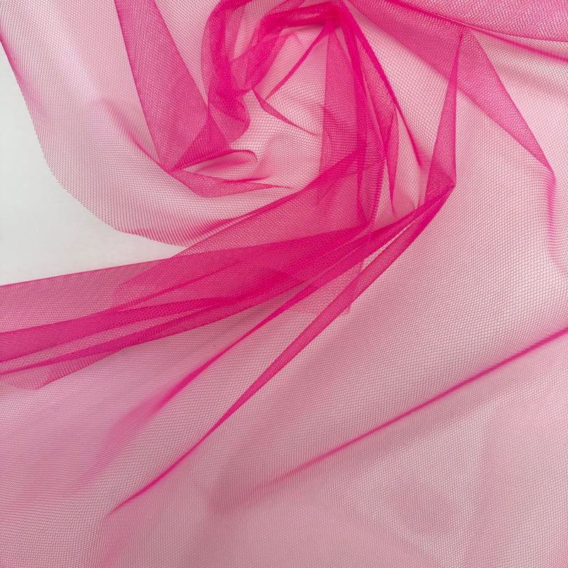 Pink Polyamide Mesh Fabric