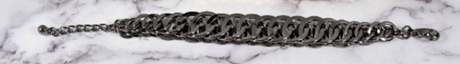 Metal Chainmail Bracelet Shaggy Loop