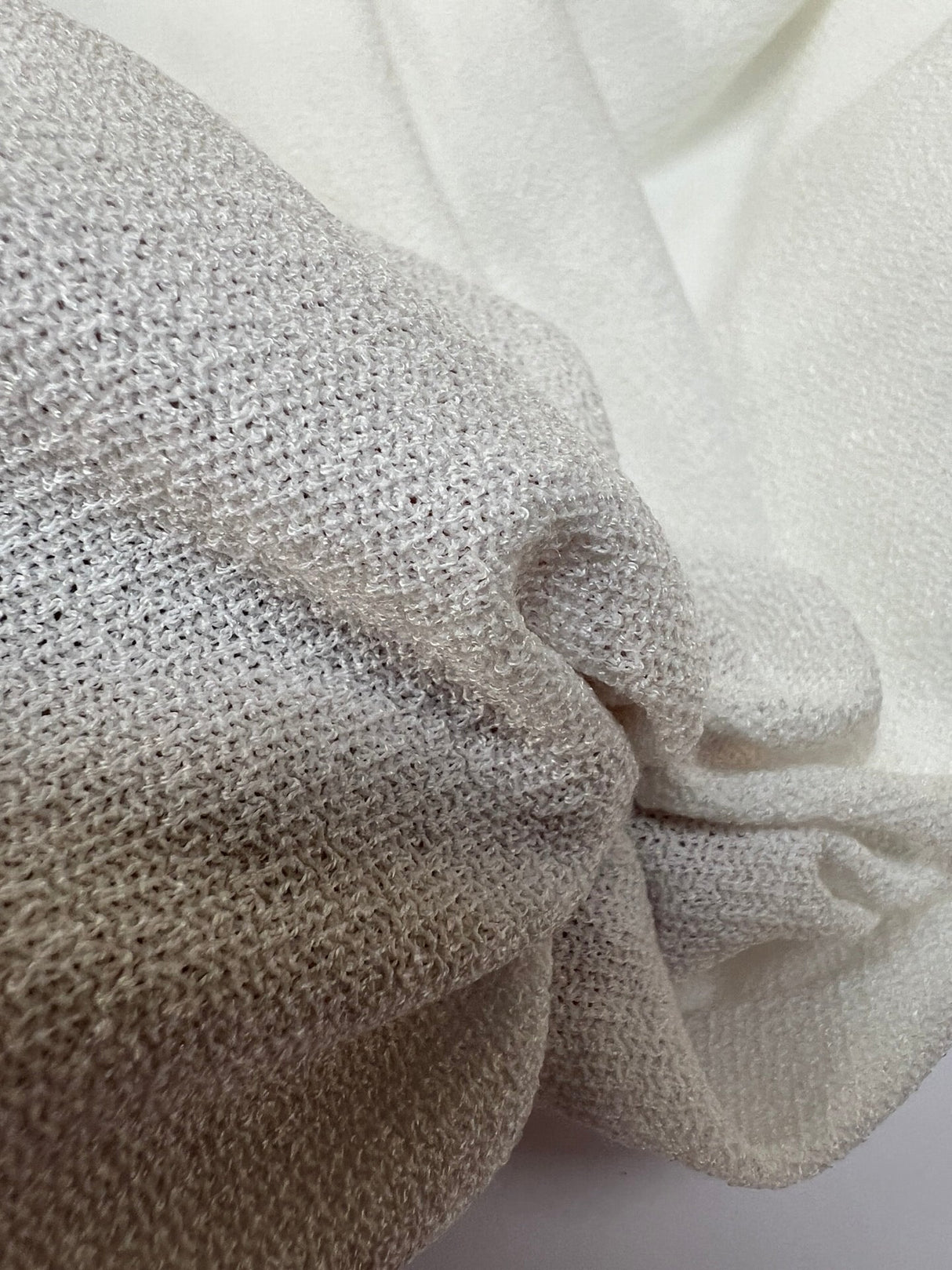 Polyamide Elastane Knitted Fabric White