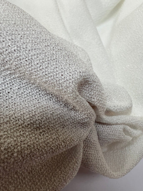 Polyamide Elastane Knitted Fabric White