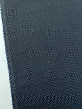 Wool Polka Dot Grey Blue Fabric