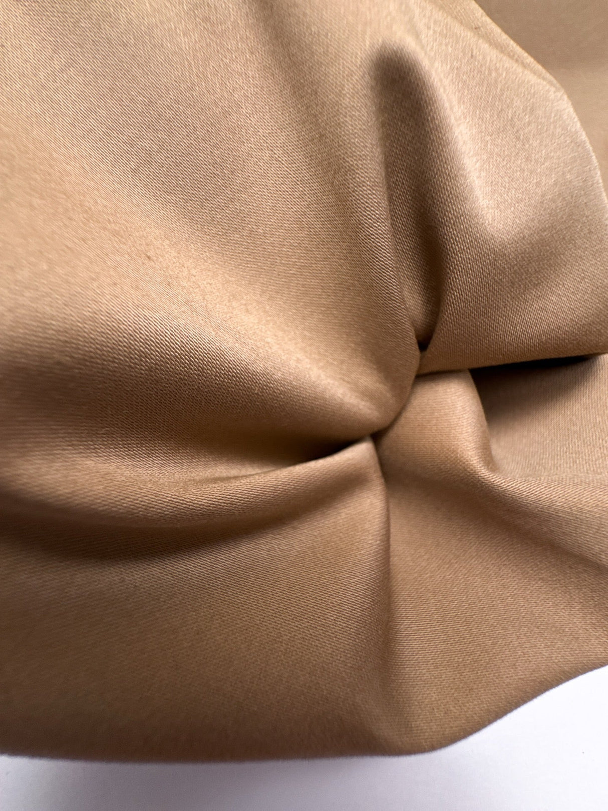 Cotton Viscose Elastane Brown Casual Fabric