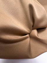 Cotton Viscose Elastane Brown Casual Fabric