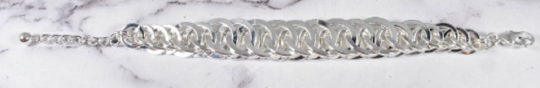 Metal Chainmail Bracelet Shaggy Loop