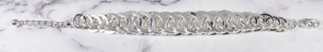 Metal Chainmail Bracelet Shaggy Loop