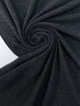 Wool Knitted Fabric Gray Blue