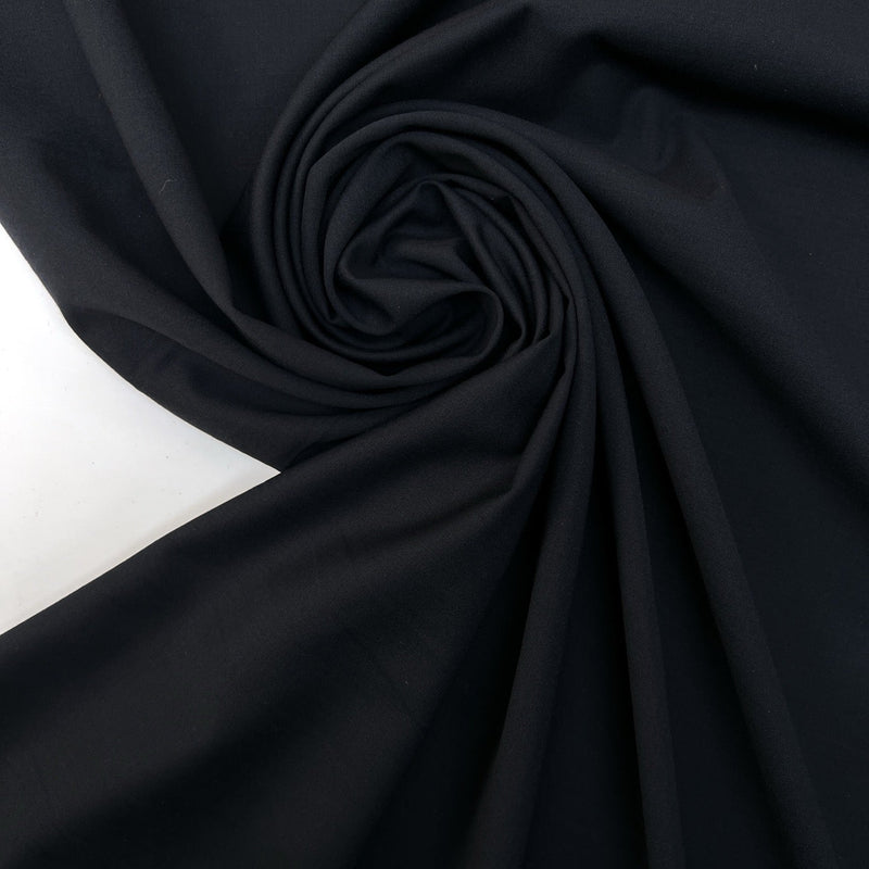 Blue Stretch Polyester Woven Fabric