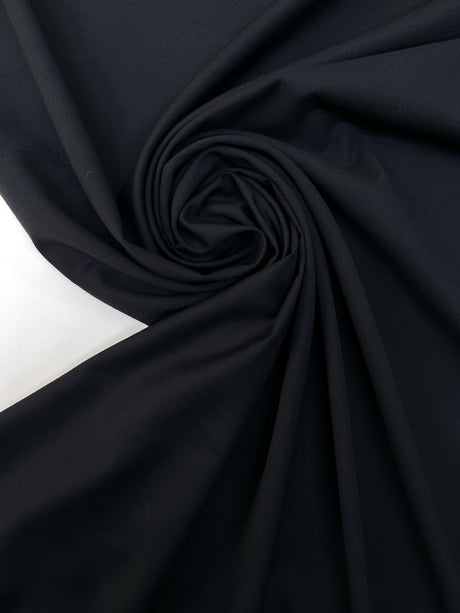 Blue Stretch Polyester Woven Fabric