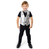 Sequined Vest & Bow Tie Costume