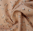 1 Yard Sandstone Rayon Crinkle Fabric Rayon Lightweight Apparel 50/52 Inch Width