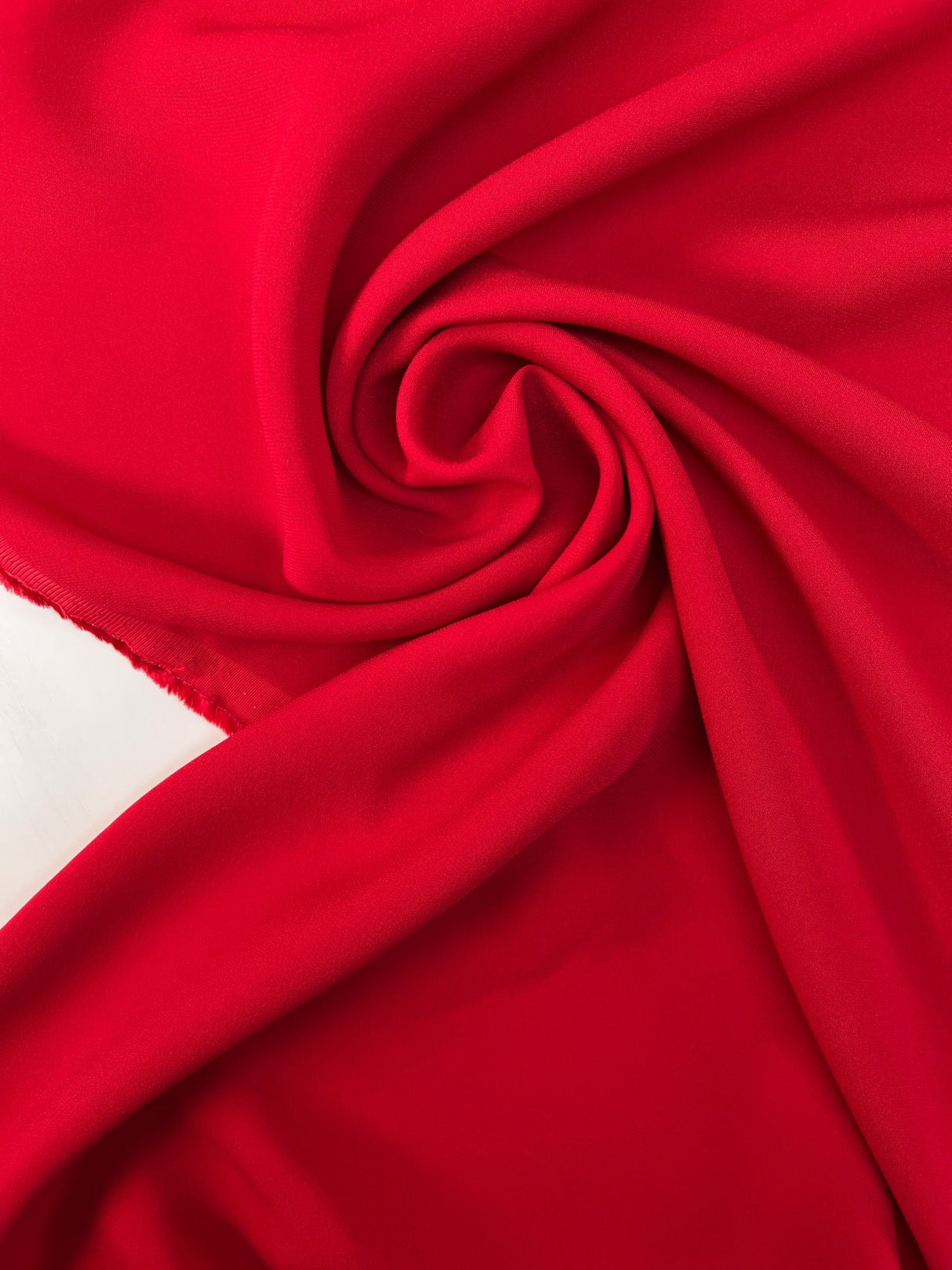 Viscose Crepe Suit Fabric Red Stretch